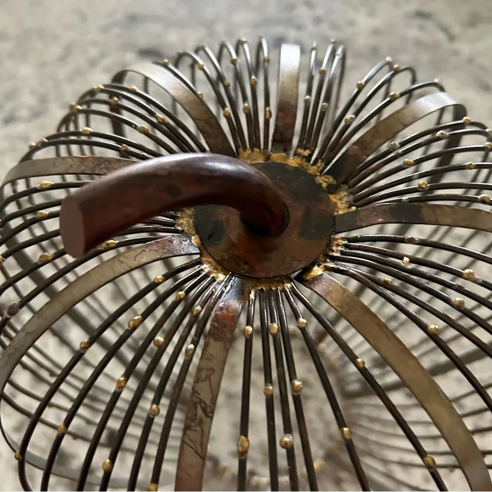 Pottery Barn Metal Pumpkin